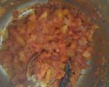 A picture of step 2 of Khaari Bhaat.