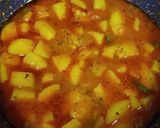 A picture of step 7 of Batata Nu Shaak (Gujarati Style Potato Sabzi).