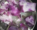 A picture of step 1 of Purple Pudding.