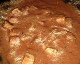 A picture of step 3 of Paneer butter masala.