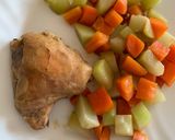 Foto del paso 3 de la receta: Pollo con verduras muy sencillo y con muy pocos ingredientes