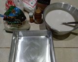 Foto langkah ke 1 dari resep Kue Lapis Tepung Beras Coklat Moka.