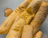 Foto langkah ke 1 dari resep Bolu Pisang Kukus Moist dan Lembut.