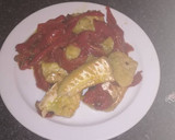 Foto del paso 3 de la receta: Bacalao al horno con pimientos apto para diabético