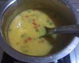 A picture of step 4 of Sweet corn soup.