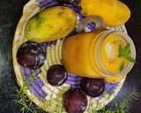 A picture of step 8 of Mango Plum Peaches Mocktail 🍑🥭 🫐.