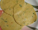 A picture of step 4 of Aloo poori.