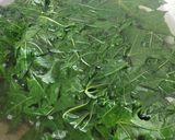 Foto langkah ke 1 dari resep Sayur daun pepaya jepang.