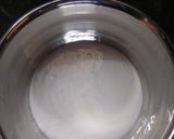 A picture of step 1 of Raj bhog icecream with butter scotch crunches.