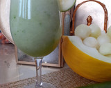 A picture of step 3 of Cucumber and melon.