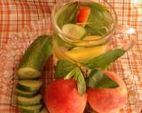 عکس مرحله 4 از دستور دیتاکس واتر هلو و نعنا 🍑🌿