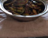 A picture of step 3 of Tendli Sabzi.