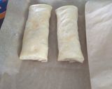 Une image de l'étape 2 de Crêpe truite poireau tomate confite.