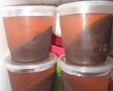 Foto langkah ke 6 dari resep Puding Coklat Mangga Nutrijel.