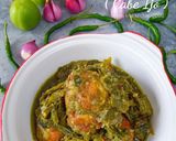 Foto langkah ke 5 dari resep Telur Lado Mudo / Cabe Ijo.