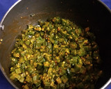 *வெண்டைக்காய் பொடிக் கறி*(vendaikkai podi curry recipe in tamil) ரெசிபி ஸ்டேப் 5 புகைப்படம்