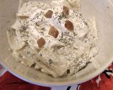 Juhtúrós-kapros csusza recept fázis 2 fotója
