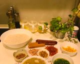 Hình bước làm 1 của món Xôi mặn Sài Gòn (bằng nồi cơm điện)
