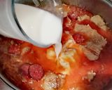 Savanyú káposztás, kolbászos tarja recept fázis 6 fotója