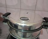 Foto langkah ke 7 dari resep Bolu Pandan Putih Telur Tanpa Oven.