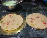 A picture of step 4 of Christmas mawa cake.