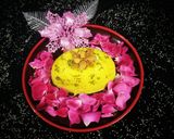 A picture of step 7 of Kesari Sama Rice halwa.