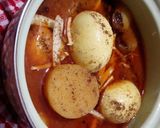 A picture of step 6 of Anday Aloo Ka Saalan.