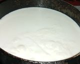 A picture of step 1 of Caramelized misti doi /bengali sweet yogurt at home 🏡.