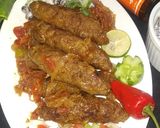A picture of step 8 of Dumpukht kabab.