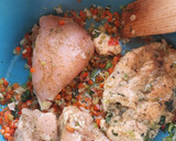 Foto del paso 4 de la receta: Pollo en crema con arroz y guicoyitos 🇬🇹