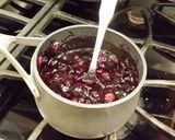 A picture of step 5 of Blueberry Swirl Cheesecake.