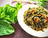 कद्दू के पत्ते की भाजी (Pumpkin leaf veg) रेसिपी चरण 6 फोटो