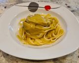 Foto del paso 7 de la receta: Tagliatelli al pesto rojo