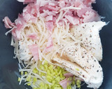 Foto del paso 2 de la receta: Calabacin relleno de queso y bacon