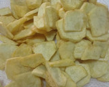 Foto del paso 1 de la receta: Revuelto de patatas y jamón