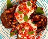 Foto del paso 4 de la receta: Berenjena con salsa de yogur y hierbabuena