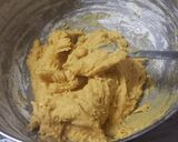 A picture of step 1 of Crispy masala sev (chickpeas flour).