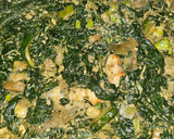 Foto del paso 5 de la receta: Revuelto de espinacas y verduras con gambas