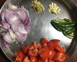 A picture of step 3 of Palak Paneer.