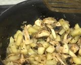 A picture of step 5 of Eggs-Potato-Mushrooms Pasta Casserole.