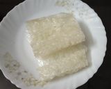 A picture of step 1 of Tender coconut pudding.