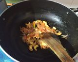 A picture of step 2 of Nawabi Paneer.