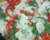 Foto langkah ke 5 dari resep Pizza Vegetarian (Teflon only).