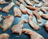 Sült csirkemellcsíkok recept fázis 2 fotója