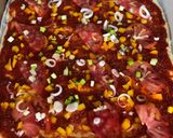 Une image de l'étape 3 de Pizza chorizo /poivrons.
