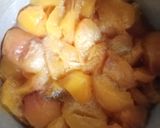 عکس مرحله 1 از دستور رب هلو و گوجه سبز