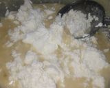 A picture of step 3 of Rose burfi.