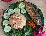 Foto langkah ke 4 dari resep Nasi Merah (Buah Naga).