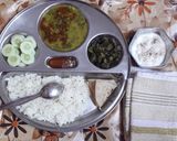 A picture of step 5 of Veg thali.