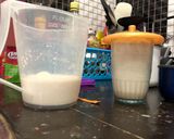 Foto langkah ke 1 dari resep Roti sobek lembut tanpa mixer.